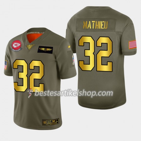 Herren Kansas City Chiefs Trikot Tyrann Mathieu 32 Nike 2019 Salute to Service